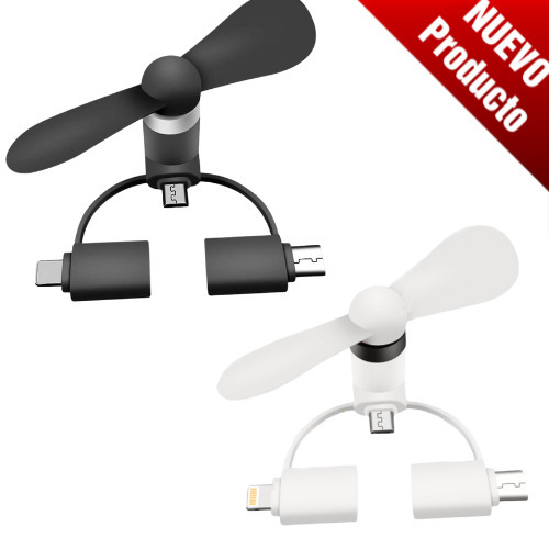  Mini ventilador portatil 3 en 1