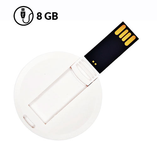  Memoria usb tarjeta redonda
